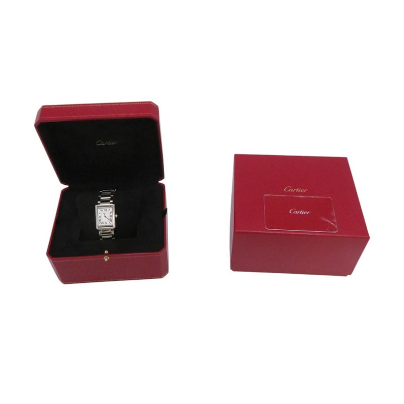 カルティエ タンク マスト LM WSTA0052 Cartier 腕時計 シルバー文字盤