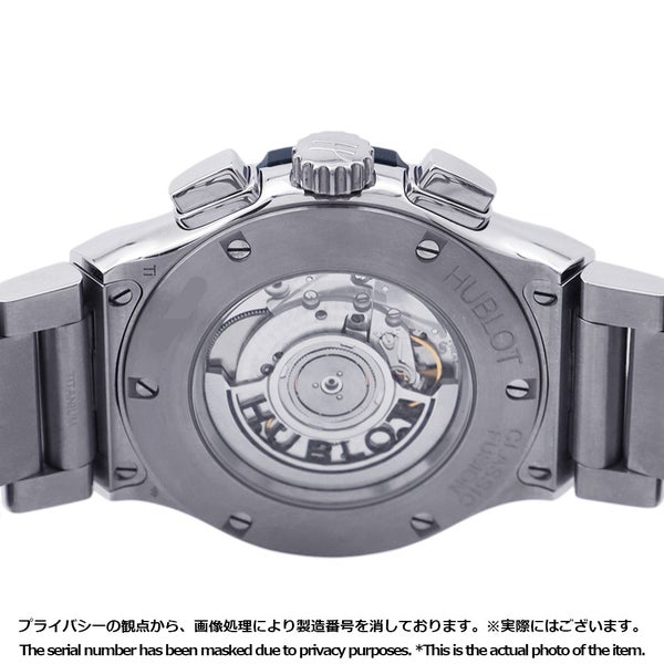 ウブロ クラシック フュージョン クロノグラフ 520.NX.7170.NX HUBLOT 腕時計 ウォッチ ブルー文字盤