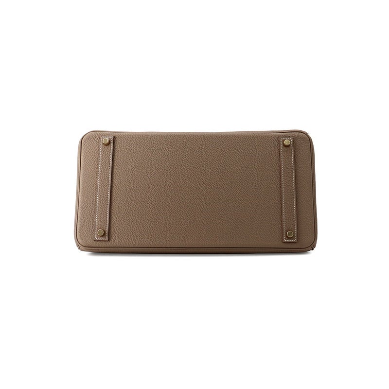 エルメス バーキン40 エトゥープ/ゴールド金具 トゴ W刻印 HERMES Birkin ハンドバッグ