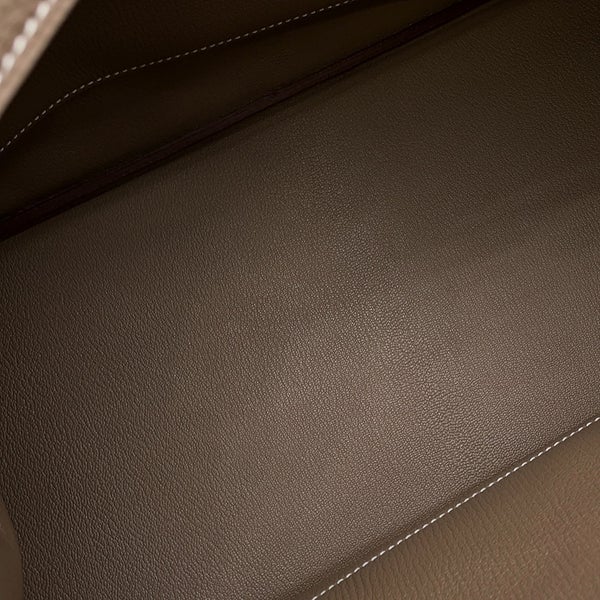 エルメス バーキン40 エトゥープ/ゴールド金具 トゴ W刻印 HERMES Birkin ハンドバッグ