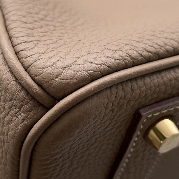 エルメス バーキン40 エトゥープ/ゴールド金具 トゴ W刻印 HERMES Birkin ハンドバッグ