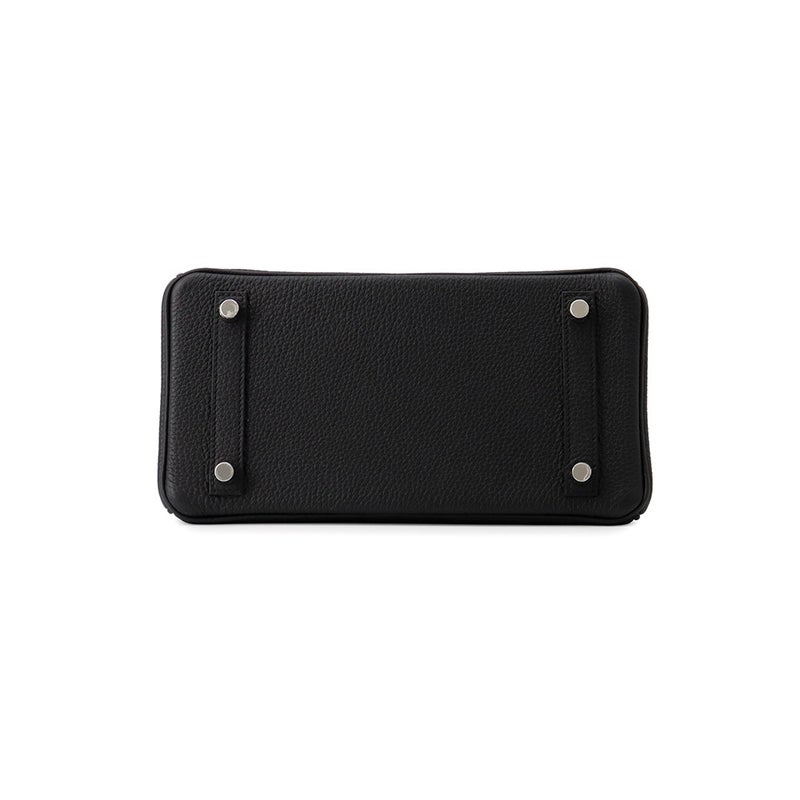 エルメス バーキン25 ブラック/シルバー金具 トゴ K刻印 HERMES Birkin ハンドバッグ 黒