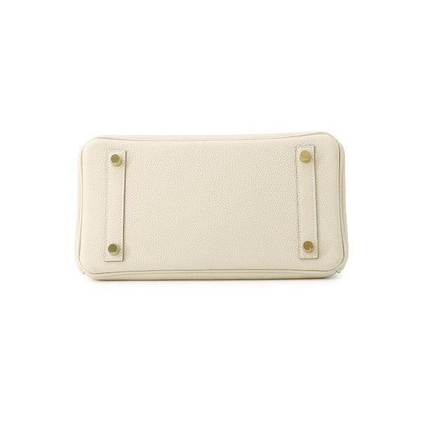 エルメス バーキン25 クレ/ゴールド金具 トゴ G刻印 HERMES Birkin ハンドバッグ