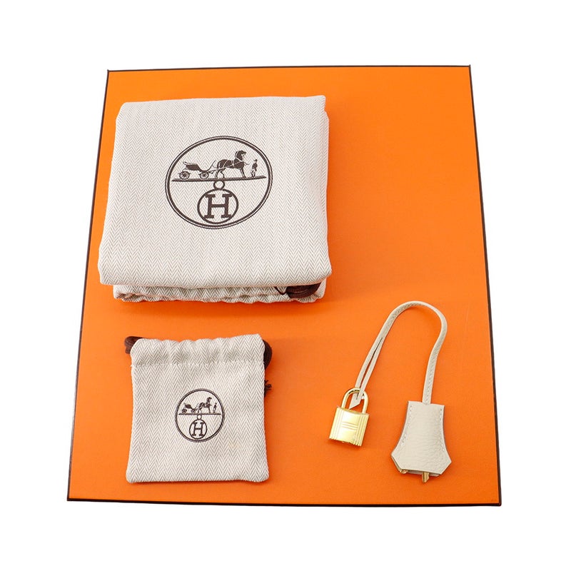 エルメス バーキン25 クレ/ゴールド金具 トゴ G刻印 HERMES Birkin ハンドバッグ