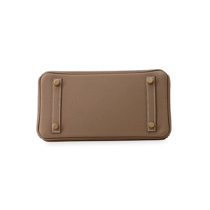 エルメス バーキン25 エトゥープ/ゴールド金具 トゴ G刻印 HERMES Birkin ハンドバッグ