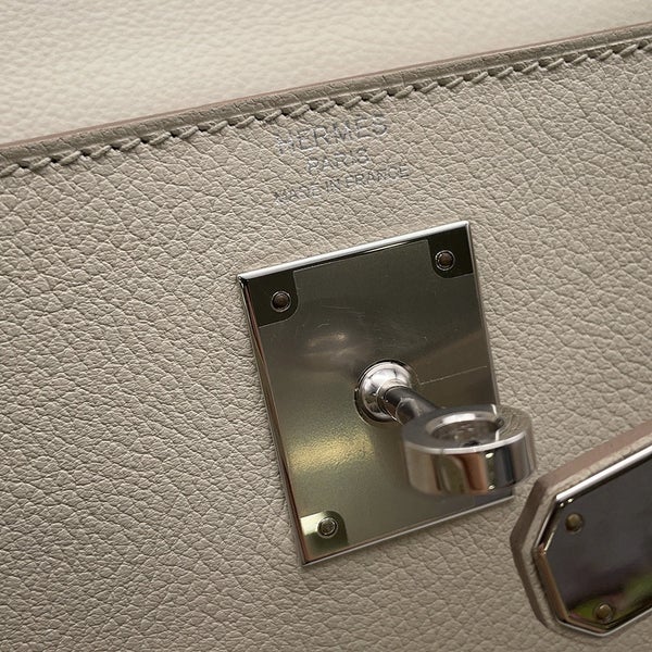 エルメス ハンドバッグ ケリー28 内縫い べトン/シルバー金具 エバーカラー W刻印 ２wayショルダー