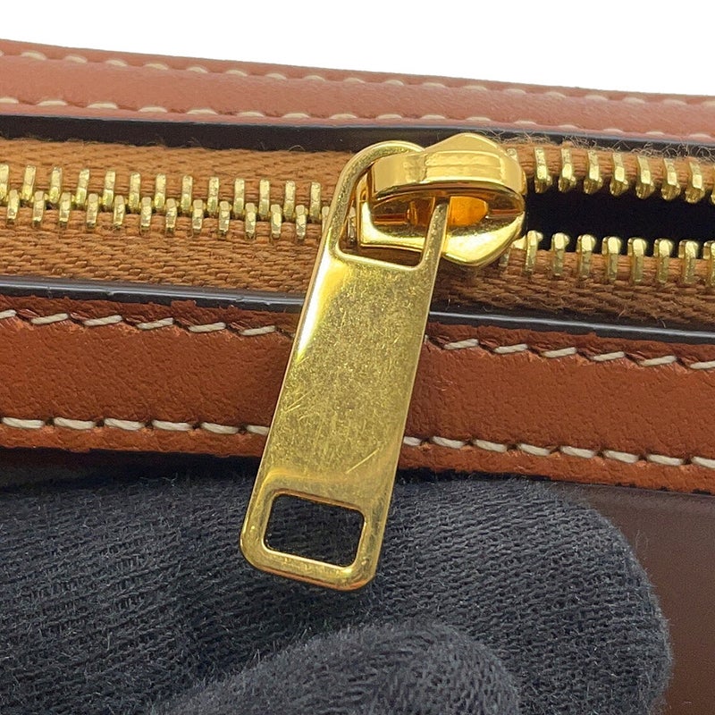 セリーヌ ショルダーバッグ トリオンフ ミニカメラバッグ レザー 10J583DR8 CELINE ハンドバッグ ブラウン