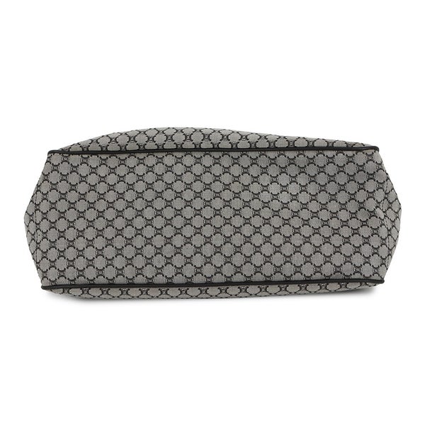 セリーヌ ハンドバッグ マカダム ブギーバッグ キャンバス/レザー 134022 CELINE 黒