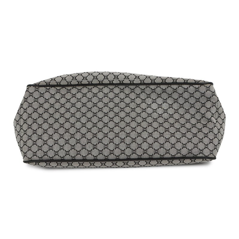 セリーヌ ハンドバッグ マカダム ブギーバッグ キャンバス/レザー 134022 CELINE 黒