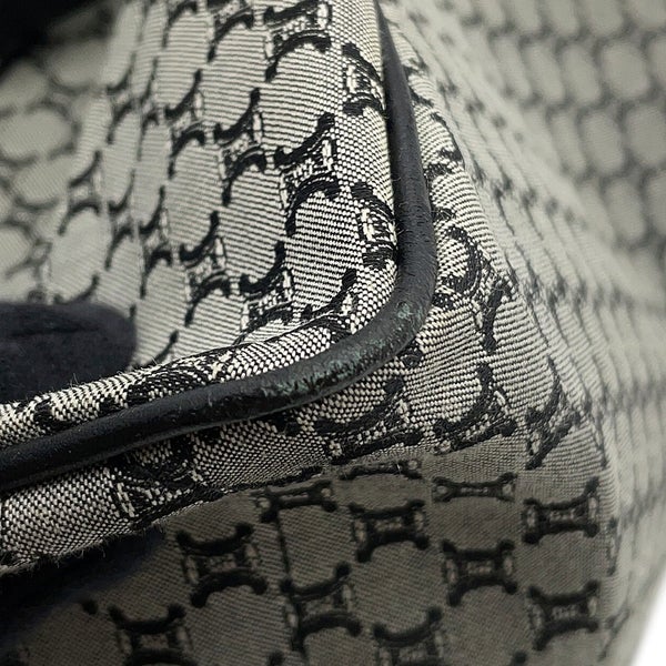 セリーヌ ハンドバッグ マカダム ブギーバッグ キャンバス/レザー 134022 CELINE 黒