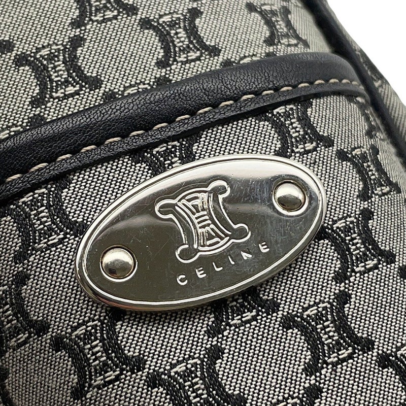 セリーヌ ハンドバッグ マカダム ブギーバッグ キャンバス/レザー 134022 CELINE 黒