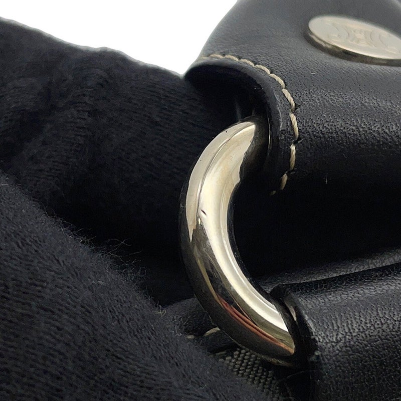 セリーヌ ハンドバッグ マカダム ブギーバッグ キャンバス/レザー 134022 CELINE 黒