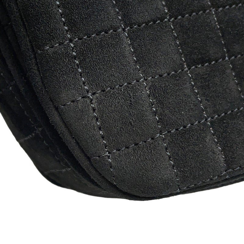 セリーヌ チェーンショルダーバッグ C セー ミディアム スエード 187253BJI.38NO CELINE バッグ 黒