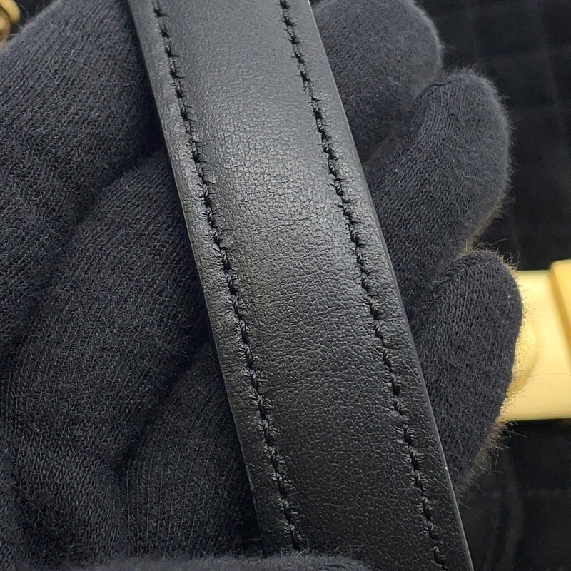 セリーヌ チェーンショルダーバッグ C セー ミディアム スエード 187253BJI.38NO CELINE バッグ 黒