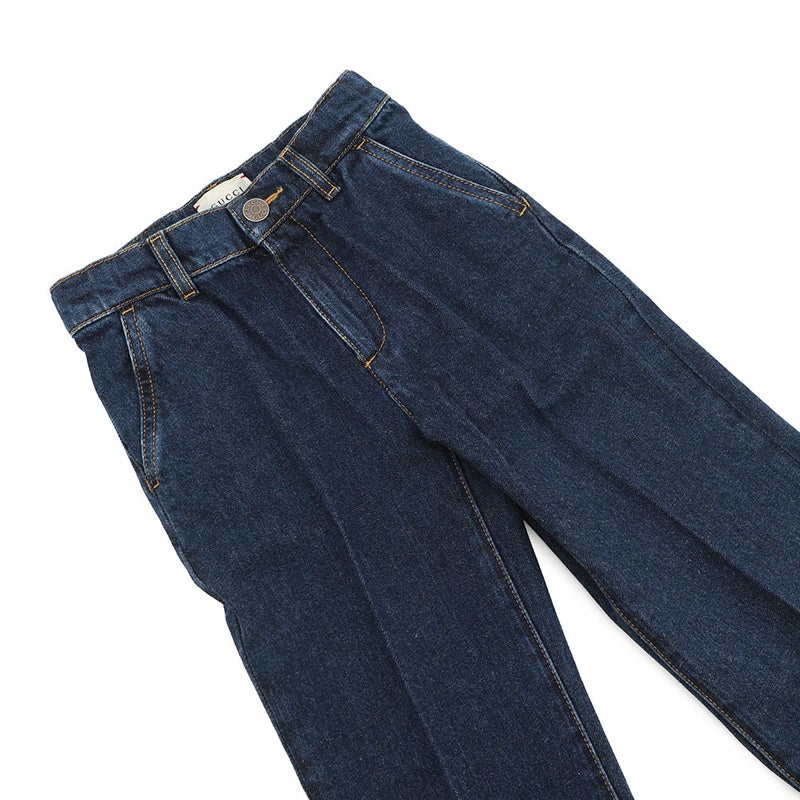 グッチ パンツ チルドレンズ HORAMA ワッペン デニムパンツ キッズサイズ5 622858 GUCCI ボトムス