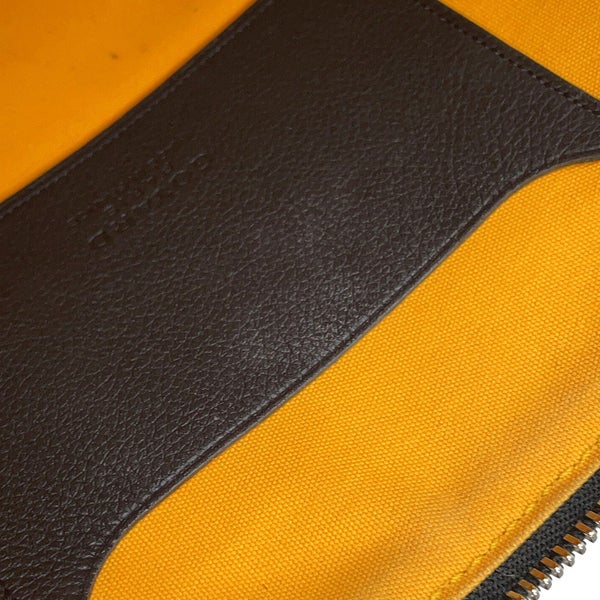 ゴヤール クラッチバッグ セナMM PVC レザー SENAT2MMLTY01CL01P GOYARD セカンドバッグ 黒 ブラウン