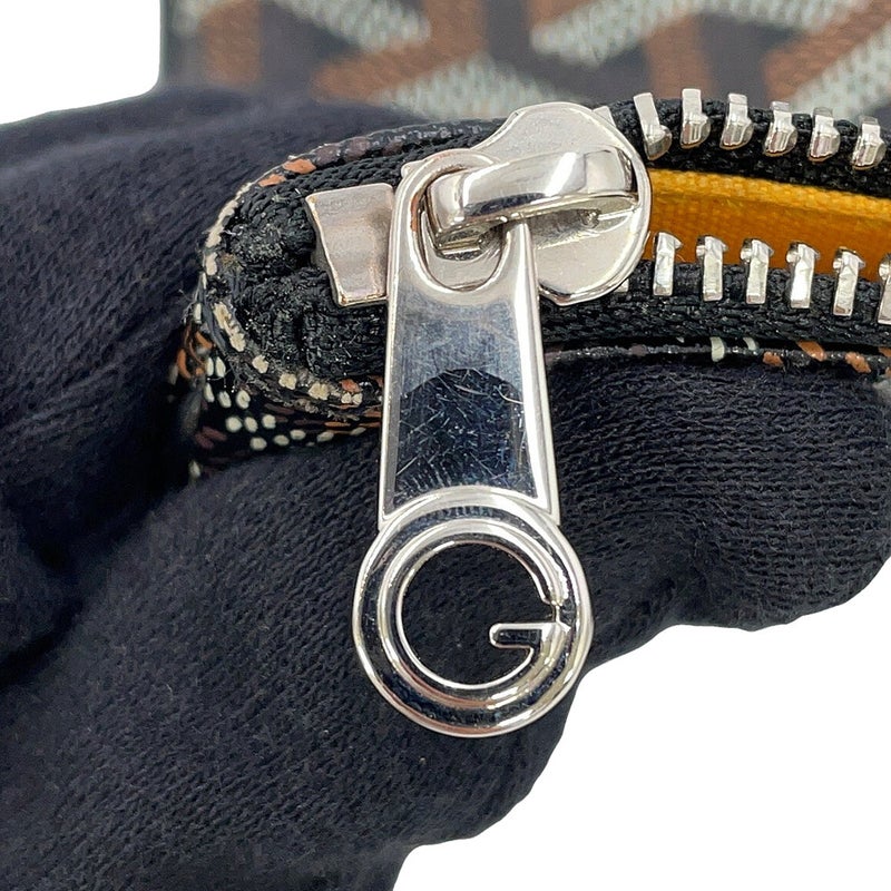 ゴヤール クラッチバッグ セナMM PVC レザー SENAT2MMLTY01CL01P GOYARD セカンドバッグ 黒 ブラウン