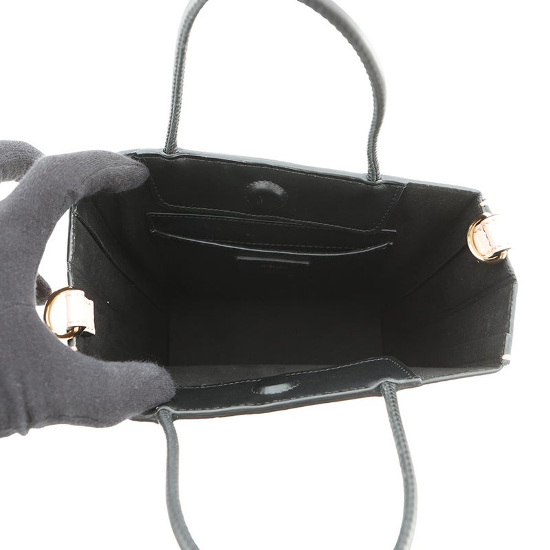 フェンディ ハンドバッグ ショッピングバッグ スモール 8BH382 FENDI 2wayショルダーバッグ 黒