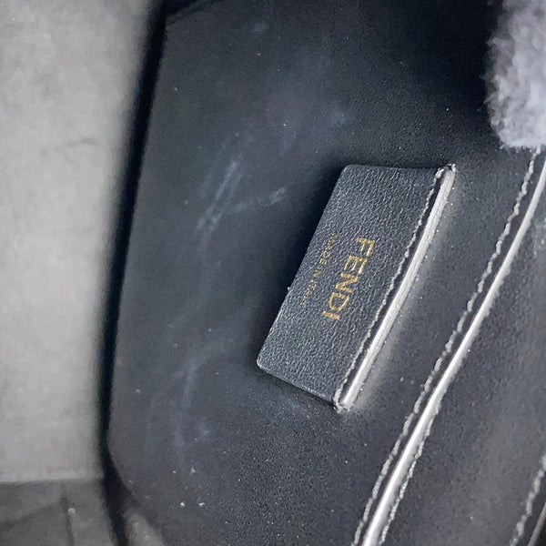 フェンディ ハンドバッグ ショッピングバッグ スモール 8BH382 FENDI 2wayショルダーバッグ 黒