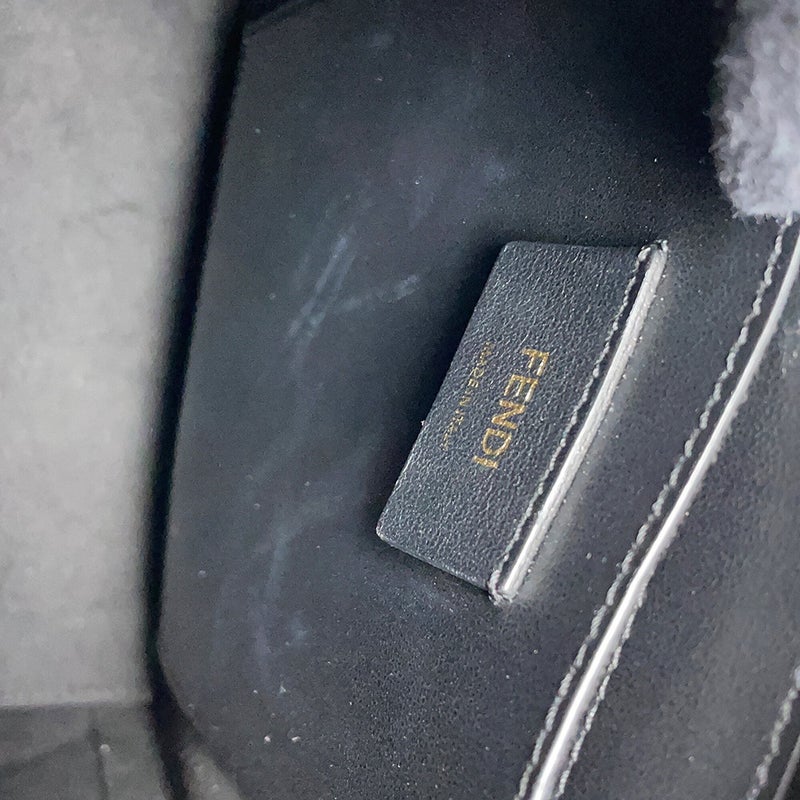 フェンディ ハンドバッグ ショッピングバッグ スモール 8BH382 FENDI 2wayショルダーバッグ 黒