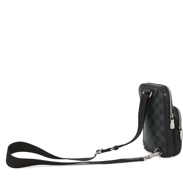 ルイヴィトン ボディバッグ ダミエ・グラフィット3D アマゾン・スリングバッグ N50012 ヴィトン バッグ ブラック 黒 ショルダーバッグ