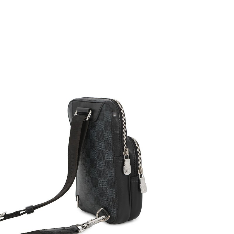 ルイヴィトン ボディバッグ ダミエ・グラフィット3D アマゾン・スリングバッグ N50012 ヴィトン バッグ ブラック 黒 ショルダーバッグ