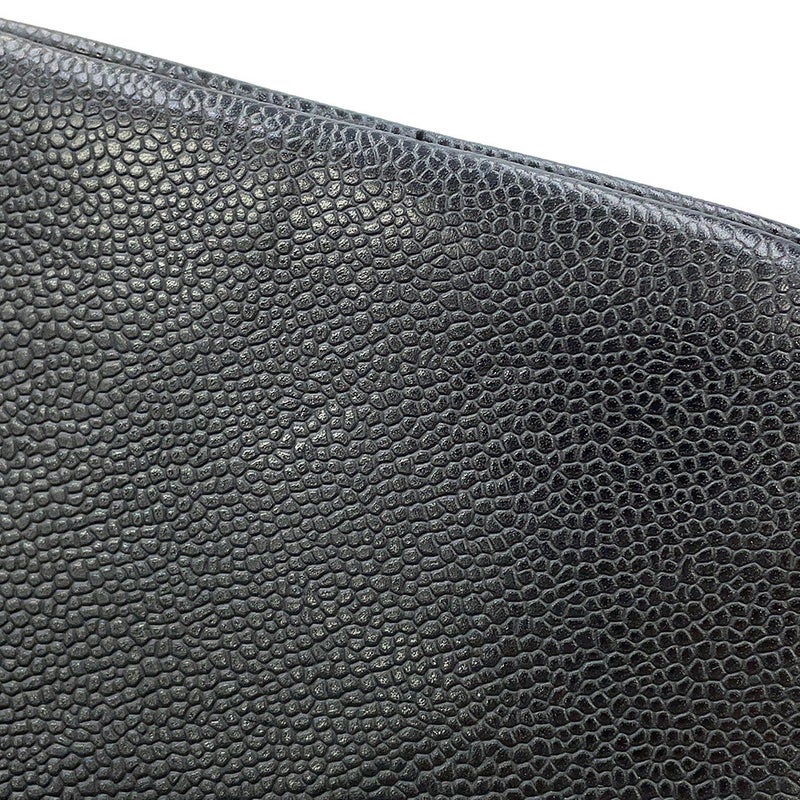 シャネル トートバッグ ココマーク マトラッセ 復刻トート キャビアスキン A01804 CHANEL 黒