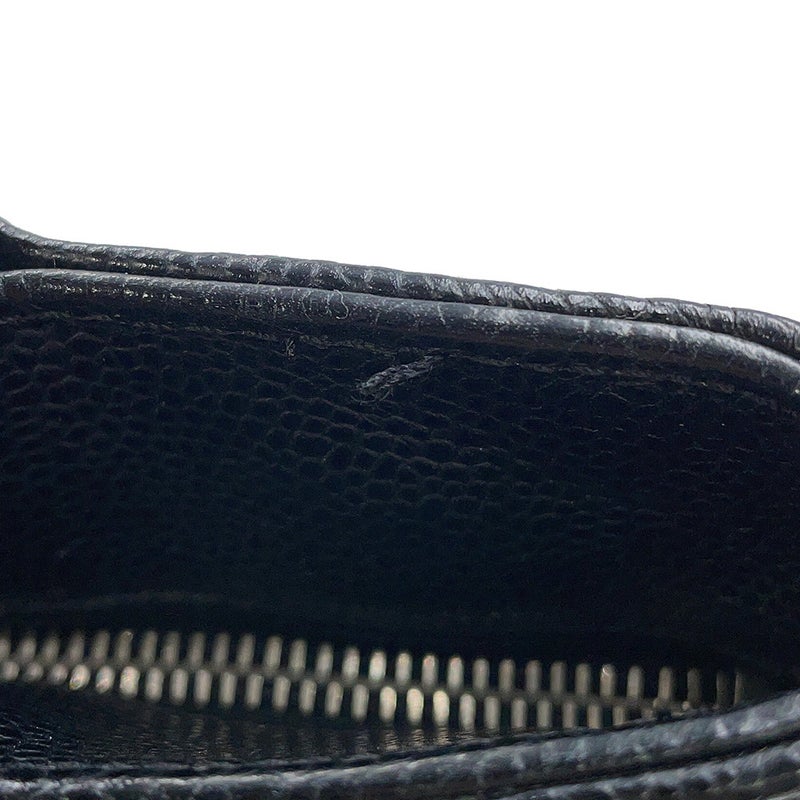 シャネル トートバッグ ココマーク マトラッセ 復刻トート キャビアスキン A01804 CHANEL 黒