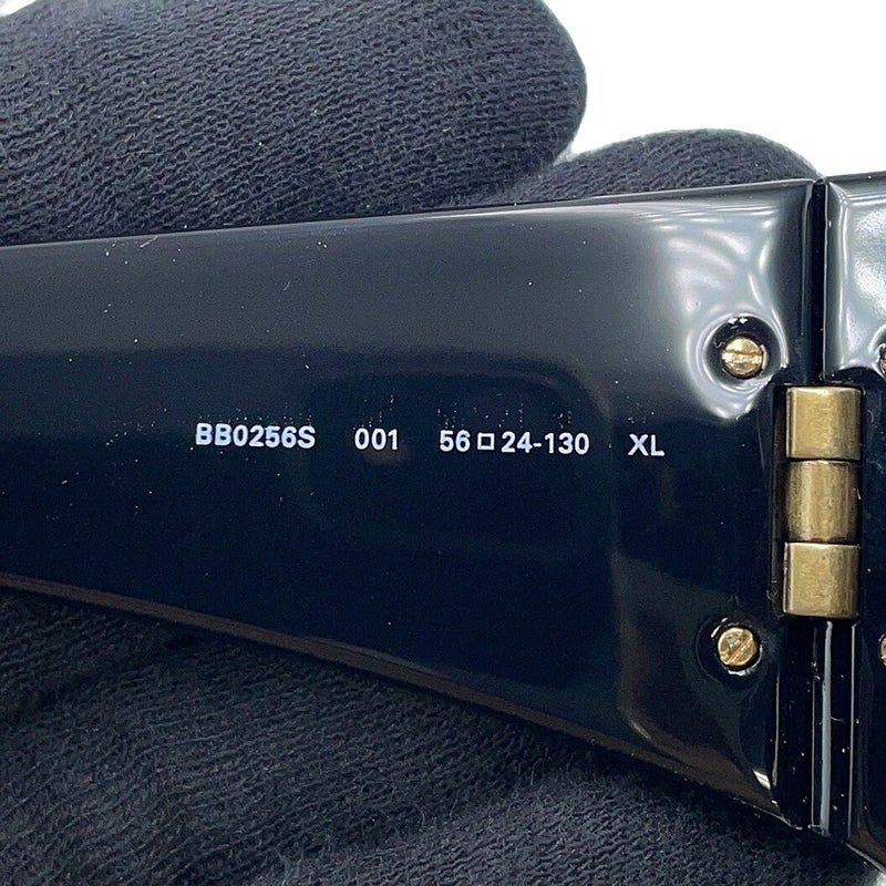 バレンシアガ サングラス アワーグラス ラウンド 56□24 130 725172 BALENCIAGA アイウェア 黒