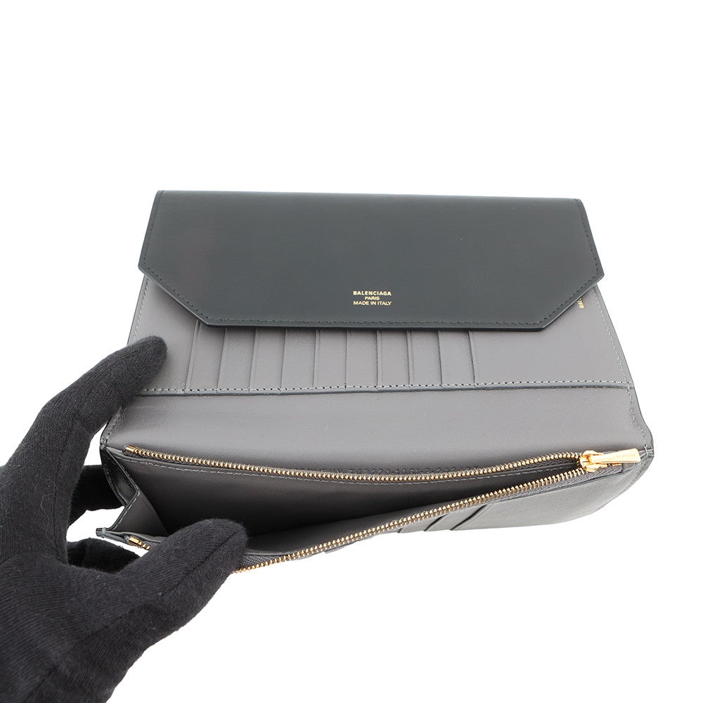 バレンシアガ 長財布 エンベロープ スリム ロングウォレット カーフ