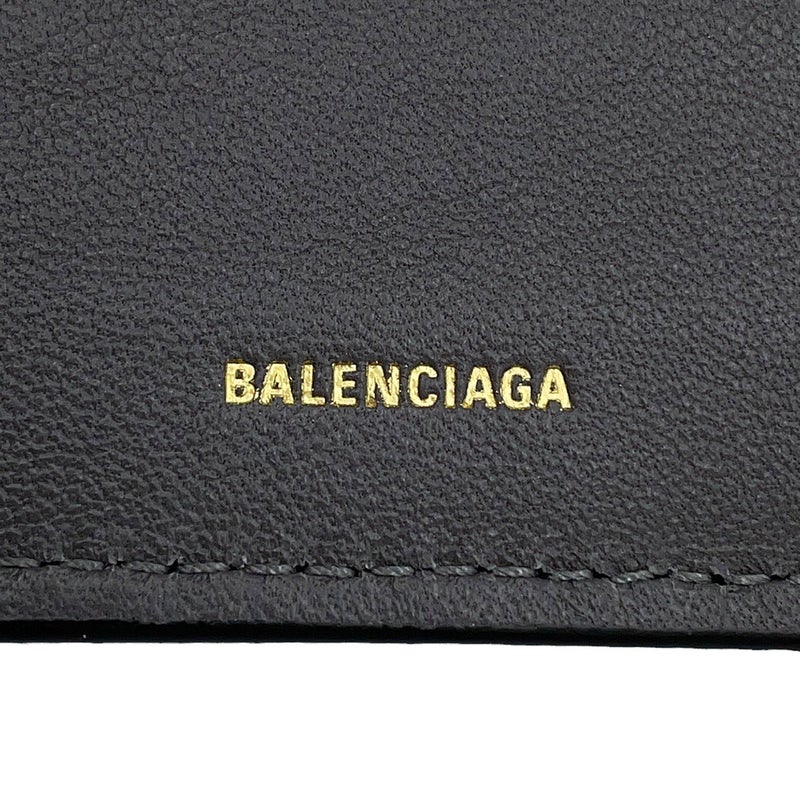 バレンシアガ 長財布 エンベロープ スリム ロングウォレット カーフレザー 743220 BALENCIAGA 黒