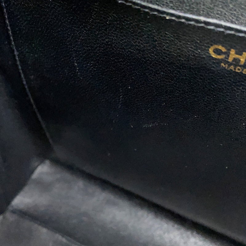 シャネル ハンドバッグ マトラッセ ココマーク キャビアスキン A12397 CHANEL 黒