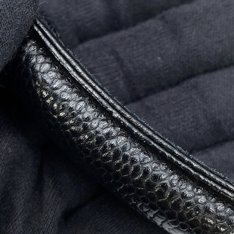 シャネル ハンドバッグ マトラッセ ココマーク キャビアスキン A12397 CHANEL 黒