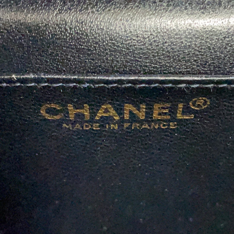 シャネル ハンドバッグ マトラッセ ココマーク キャビアスキン A12397 CHANEL 黒