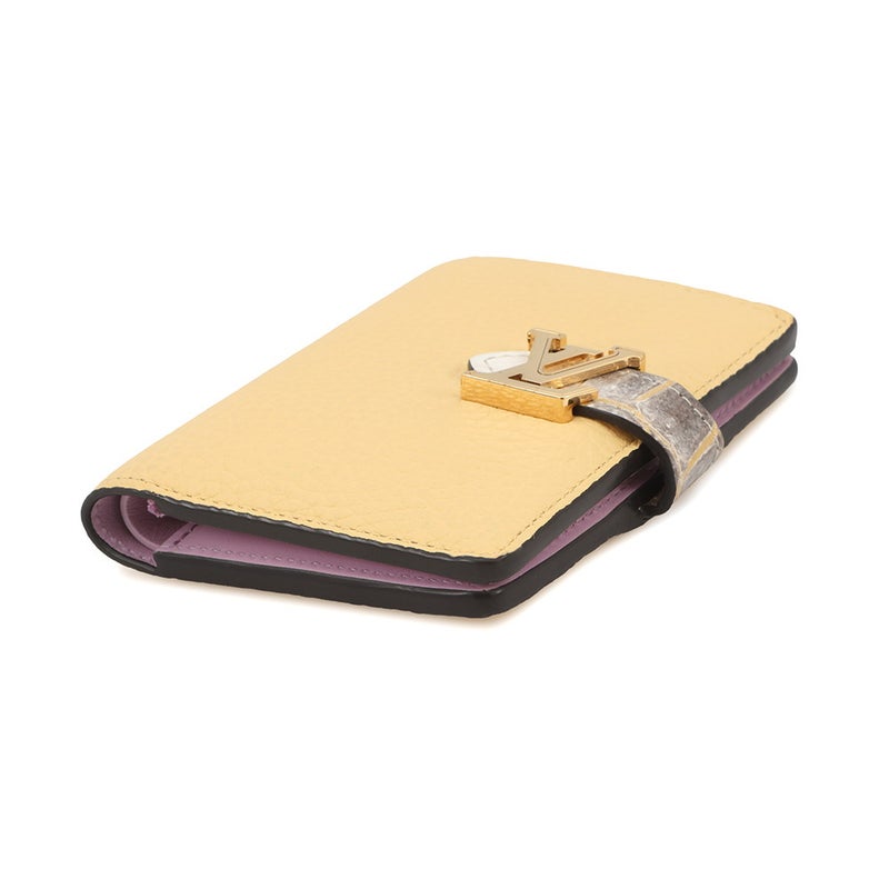 イヴィトン 二つ折り財布 LV ヴェルティカル ウォレット コンパクト トリヨンレザー クロコダイル LOUIS VUITTON