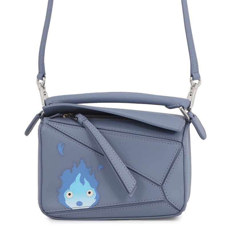 ロエベ ハンドバッグ パズルバッグ ミニ ジブリコラボ ハウルの動く城 カルシファー レザーA510U95X66 2way