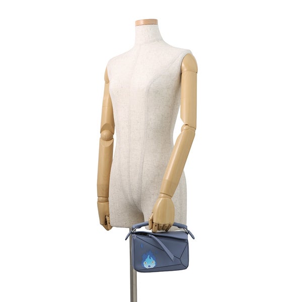 ロエベ ハンドバッグ パズルバッグ ミニ ジブリコラボ ハウルの動く城 カルシファー レザーA510U95X66 2way