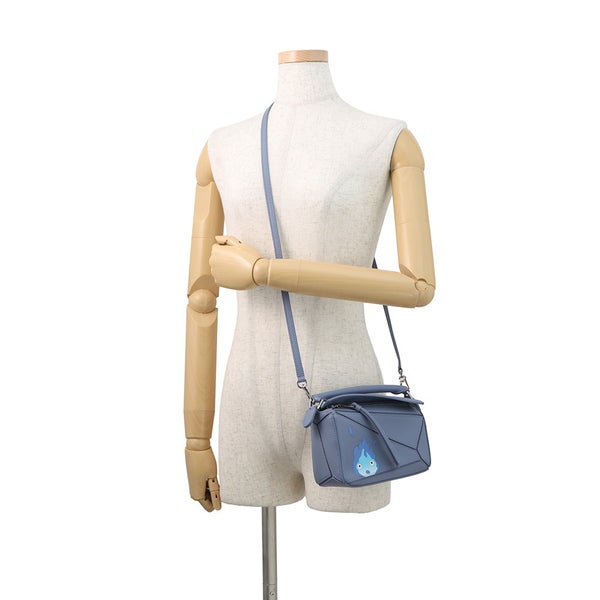 ロエベ ハンドバッグ パズルバッグ ミニ ジブリコラボ ハウルの動く城 カルシファー レザーA510U95X66 2way