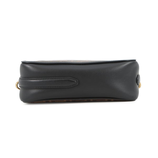 フェンディ ショルダーバッグ ズッカ柄 キャム カメラバッグ 8BT287 FENDI 黒