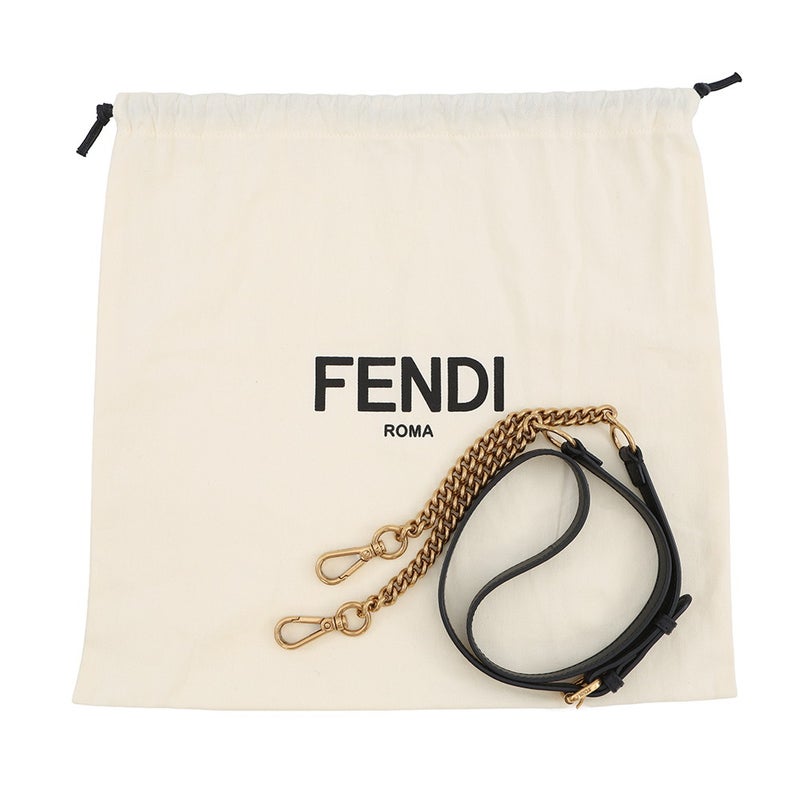 フェンディ ショルダーバッグ ズッカ柄 キャム カメラバッグ 8BT287 FENDI 黒