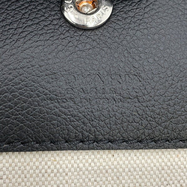 ゴヤール トートバッグ サンルイPM PVC レザー STLOUIPMLTY01CL01P GOYARD ポーチ付き 黒 ヘリンボーン