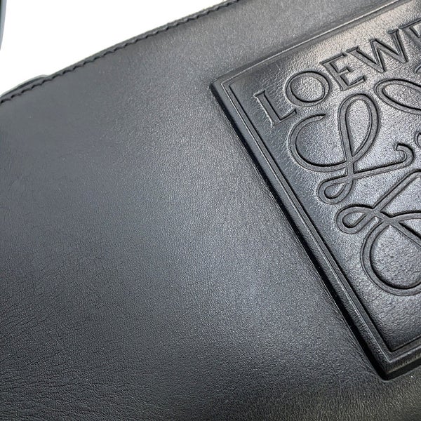 ロエベ ショルダーバッグ クロスボディ カメラバッグ ミニ サテンカーフレザー C565R41X05 LOEWE 黒