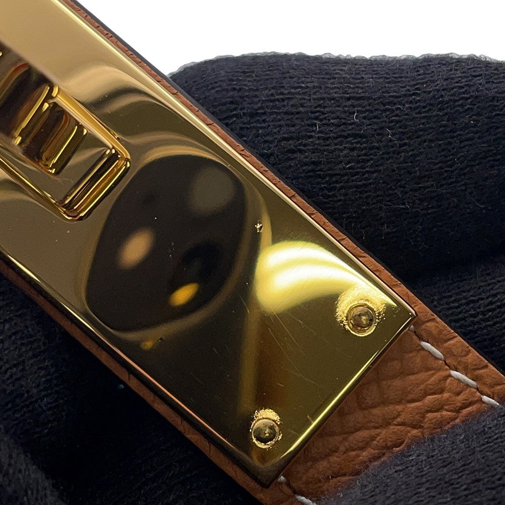 エルメス ケリーベルト ゴールド/ゴールド金具 エプソン W刻印 安心