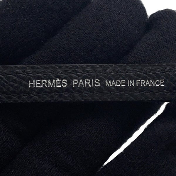 エルメス ショルダーストラップ バンドリエール マイヨン ミニ ブラック/ゴールド/シルバー金具 エプソン Z刻印 黒