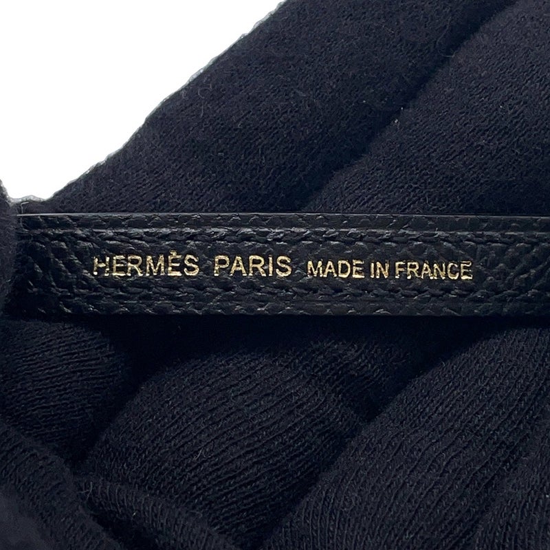 エルメス ショルダーストラップ バンドリエール マイヨン ミニ ブラック/ゴールド/ゴールド金具 エプソン Z刻印 黒