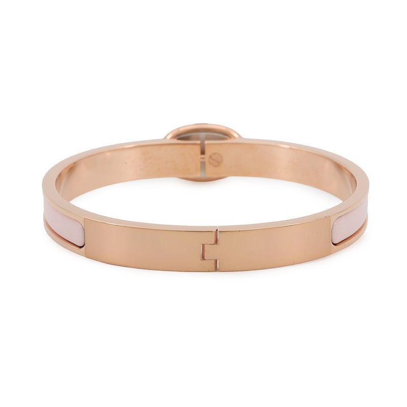 エルメス ブレスレット シェーヌダンクル ミニクリック PM ローズ・カンダー/ピンクゴールド金具 HERMES アクセサリー