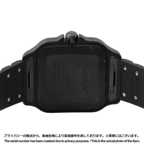 カルティエ サントス ドゥ カルティエ LM WSSA0039 Cartier 腕時計 黒文字盤