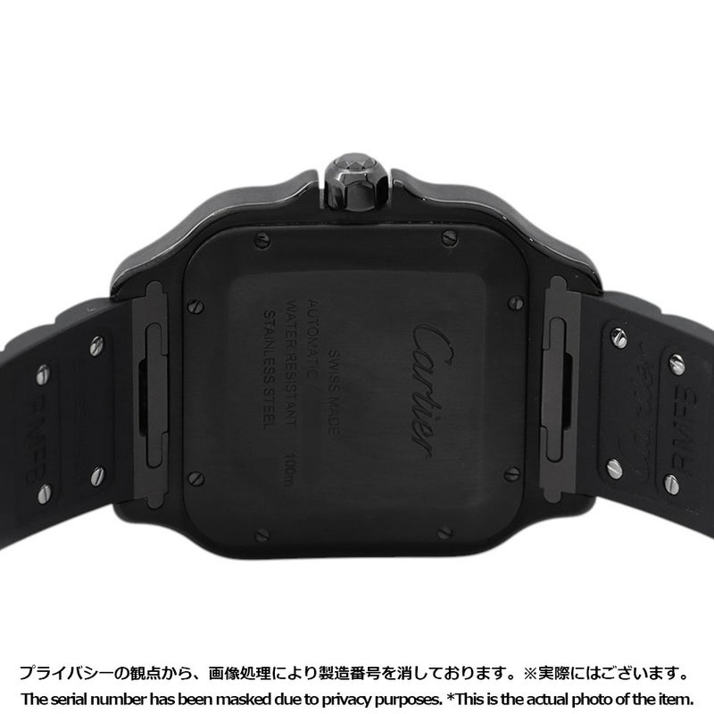 カルティエ サントス ドゥ カルティエ LM WSSA0039 Cartier 腕時計 黒文字盤