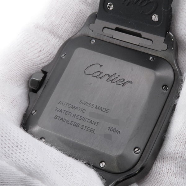 カルティエ サントス ドゥ カルティエ LM WSSA0039 Cartier 腕時計 黒文字盤