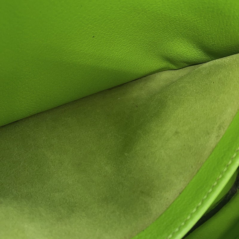 エルメス バーキン35 アップルグリーン/シルバー金具 トリヨンクレマンス □G刻印 HERMES Birkin ハンドバッグ